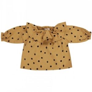RYLEE & CRU Dots and Diamonds Circus frill top